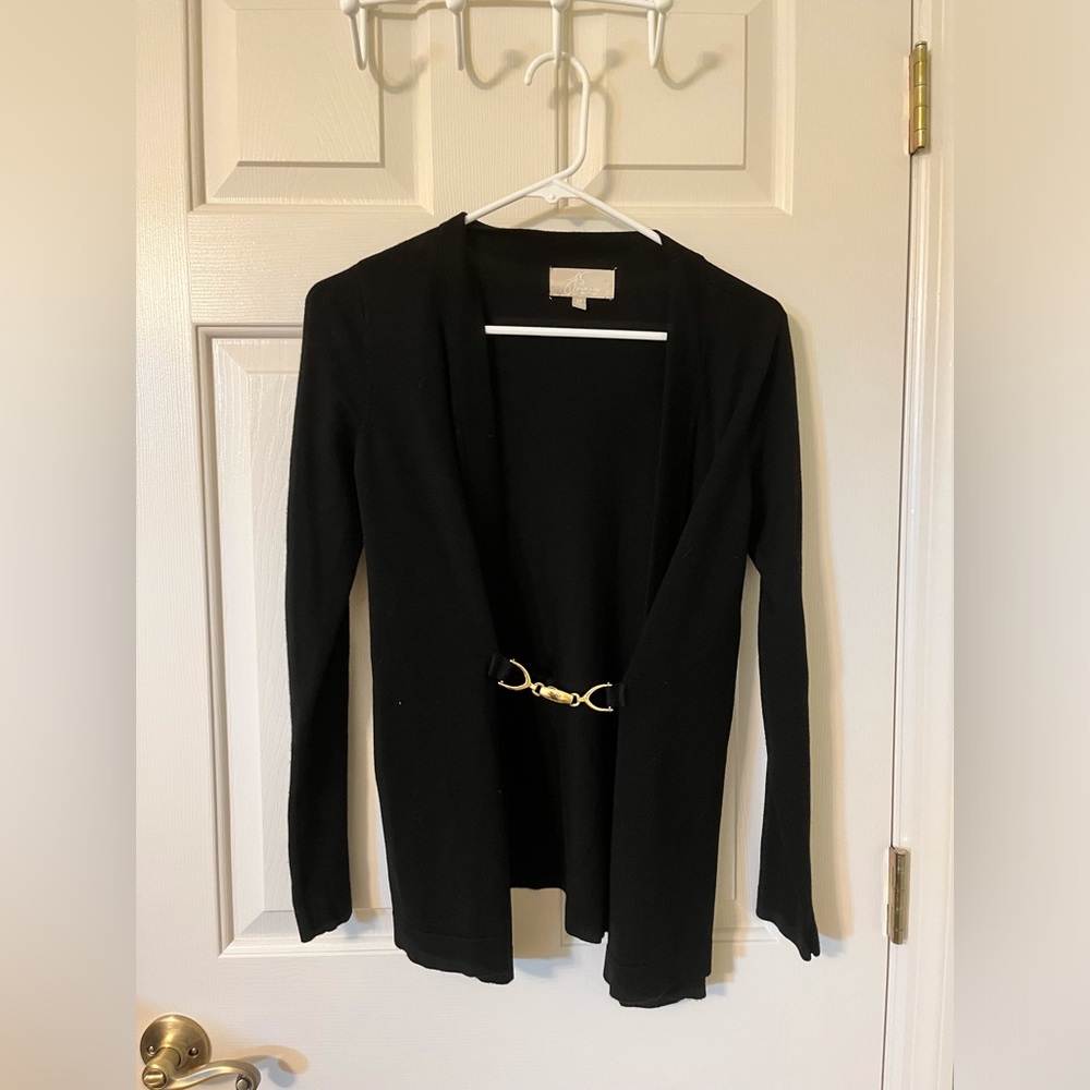 Black cardigan